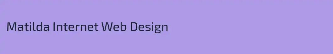 Matilda Internet Web Design